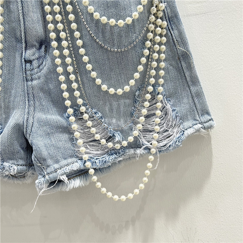 Ripped Holes Distressed Jean D - Distressed Jean Rip ulasan dan harga