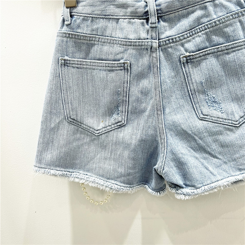 Ripped Holes Distressed Jean D - Distressed Jean Rip ulasan dan harga