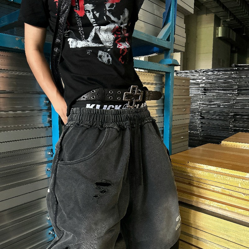 New Men's Cross Double Button  - Street Fashion Shibuya ulasan dan harga