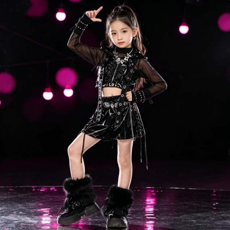 Girls Sequin Jazz Dance Costum - Street Fashion Model ulasan dan harga