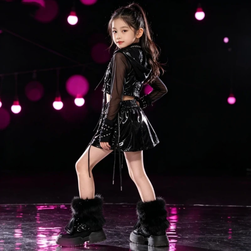 Girls Sequin Jazz Dance Costum - Street Fashion Model ulasan dan harga