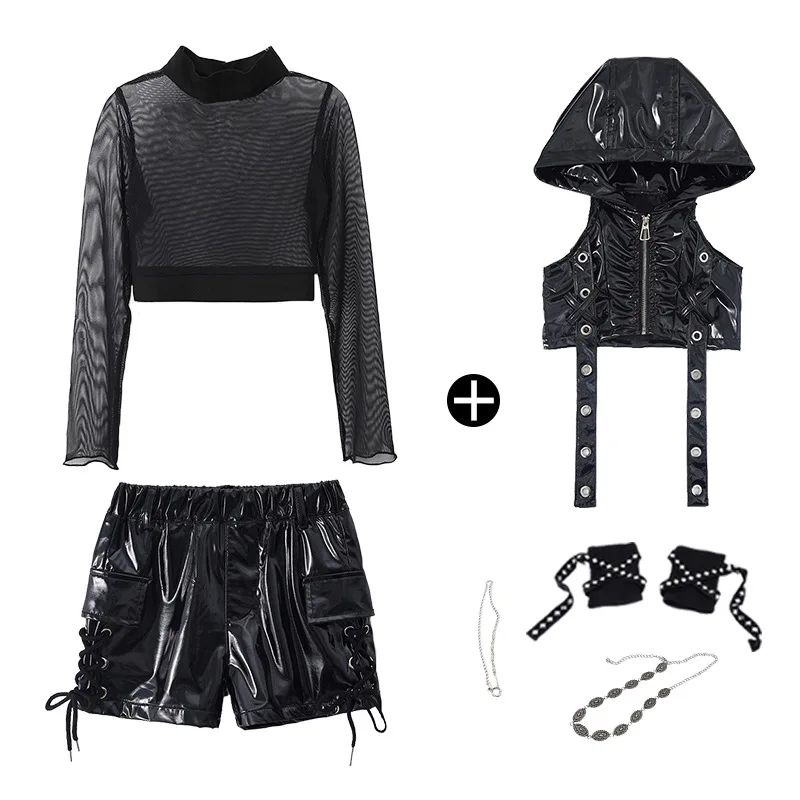 Girls Sequin Jazz Dance Costum - Street Fashion Model ulasan dan harga