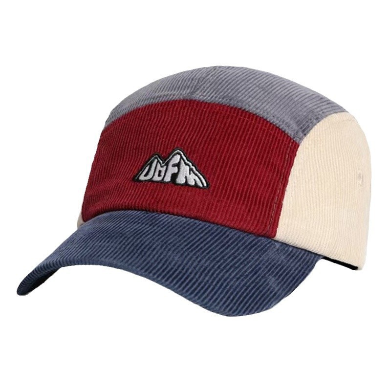 Men's Women's Visor Hat 5 Pane - Corduroy Cap 5 Panel ulasan dan harga