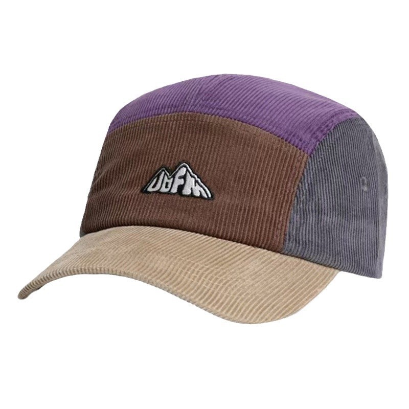 Men's Women's Visor Hat 5 Pane - Corduroy Cap 5 Panel ulasan dan harga