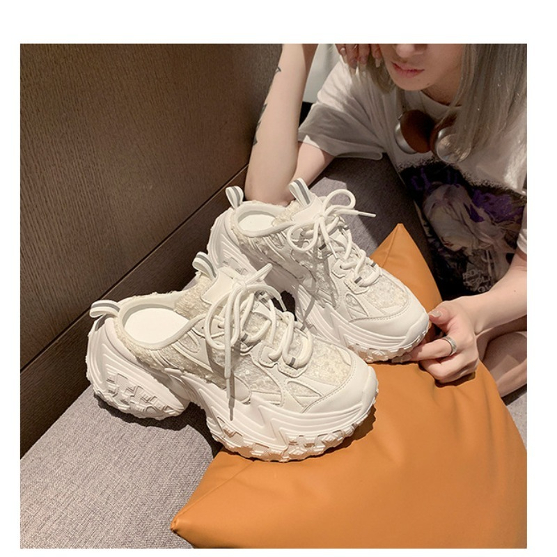 Women's Sequin Platform Mule S - Chunky Sneaker Platform ulasan dan harga