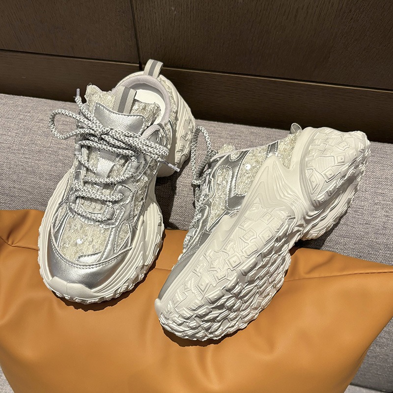 Women's Sequin Platform Mule S - Chunky Sneaker Platform ulasan dan harga