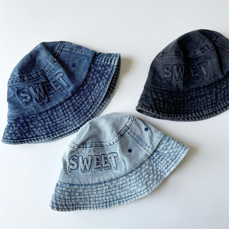 Japanese Retro Kids Bucket Hat - Street Fashion Hats ulasan dan harga