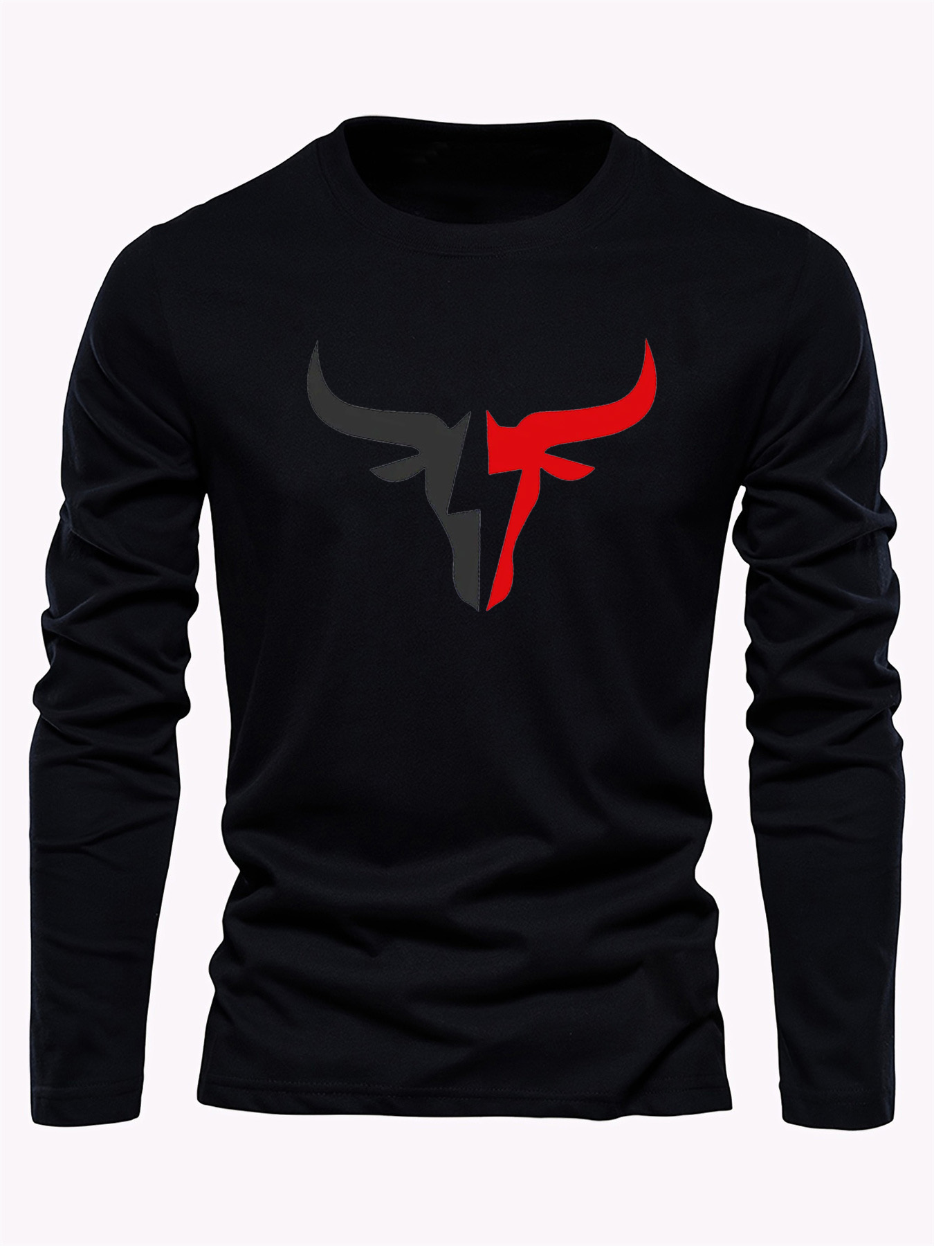 Simple Solid Color Men's Long  - Fashion Streetwear ulasan dan harga