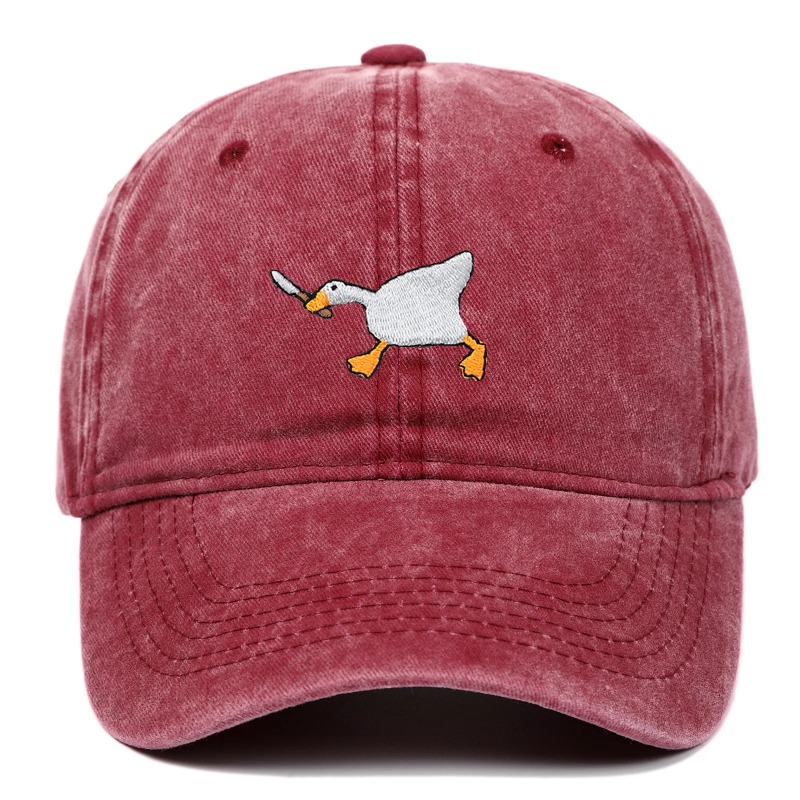 Cartoon Embroidered Funny Dark - Street Fashion Hats ulasan dan harga