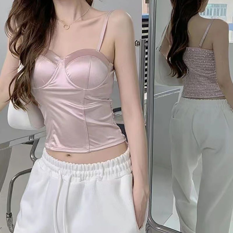 Camisole Women Summer Y2k Swee - Street Fashion Korean Girl ulasan dan harga