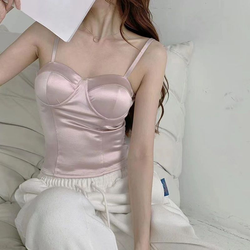 Camisole Women Summer Y2k Swee - Street Fashion Korean Girl ulasan dan harga