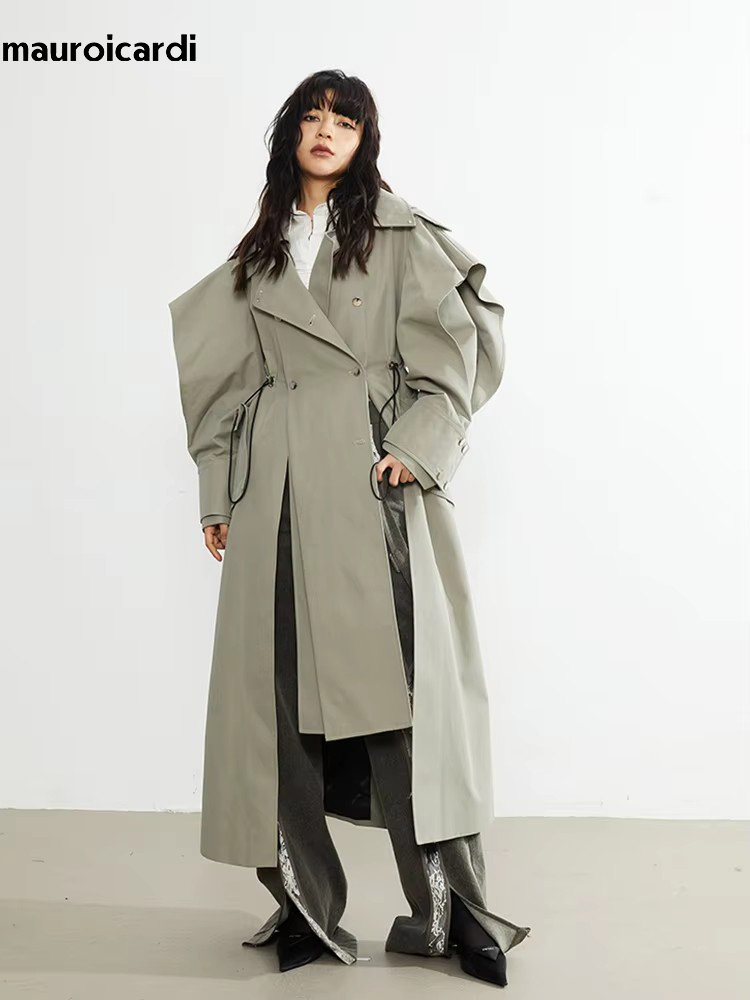 Mauroicardi Spring Long Oversi - Street Fashion Runway ulasan dan harga