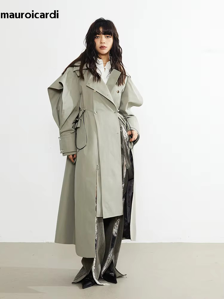 Mauroicardi Spring Long Oversi - Street Fashion Runway ulasan dan harga