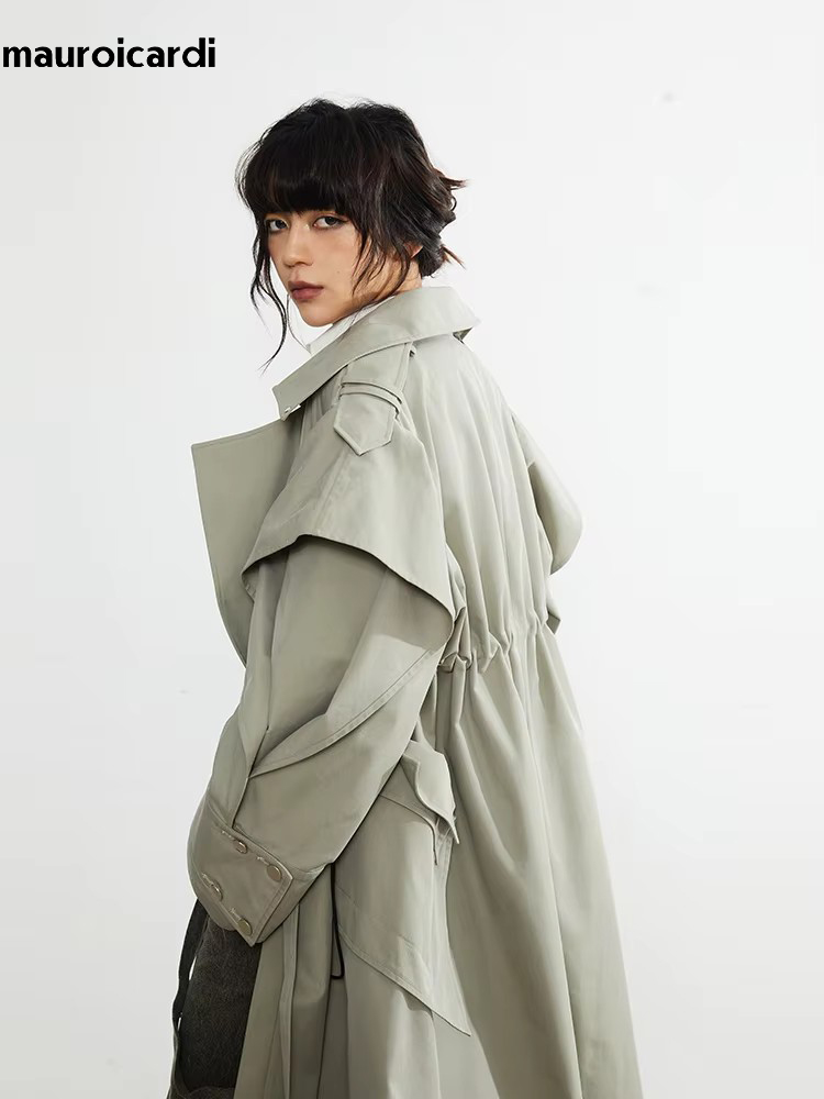 Mauroicardi Spring Long Oversi - Street Fashion Runway ulasan dan harga