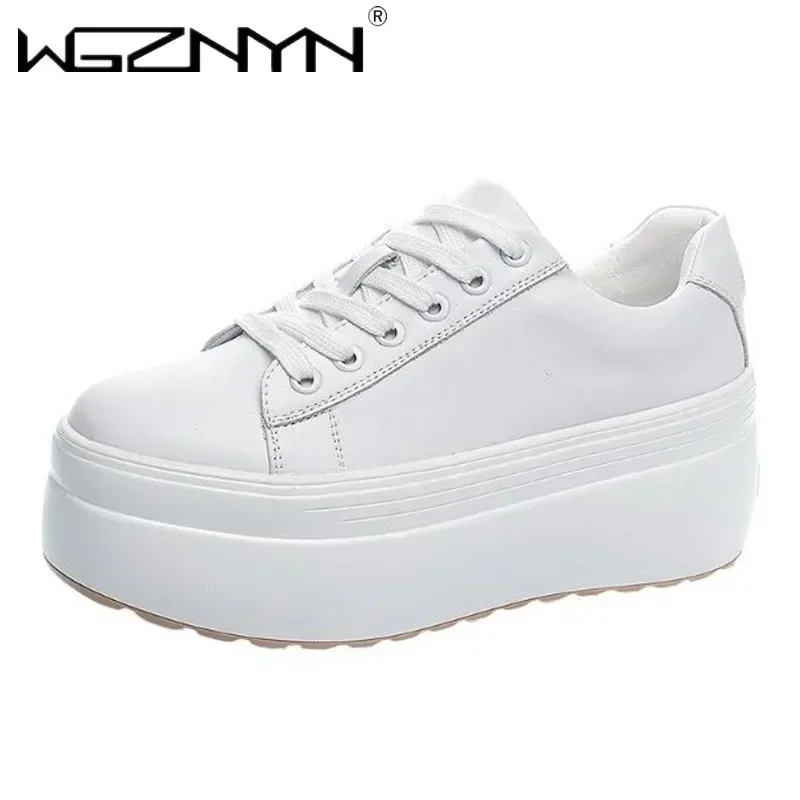 Luxury Autumn Genuine Leather  - Chunky Sneaker Platform ulasan dan harga
