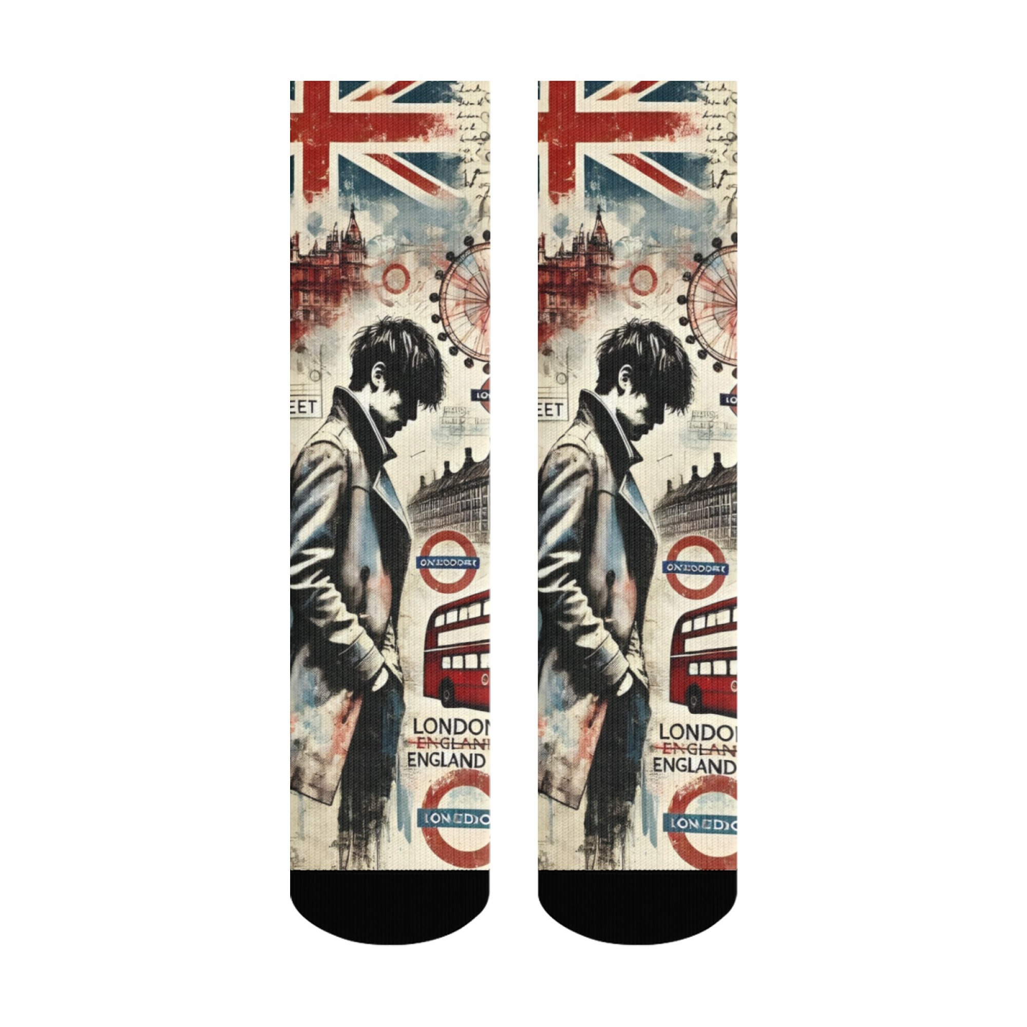 London Melancholic Boy Print M - Street Fashion London ulasan dan harga