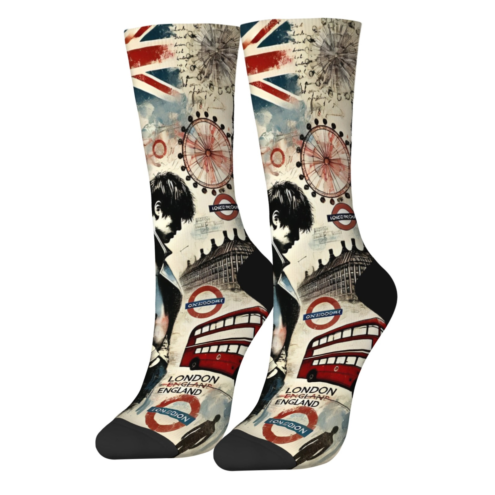 London Melancholic Boy Print M - Street Fashion London ulasan dan harga