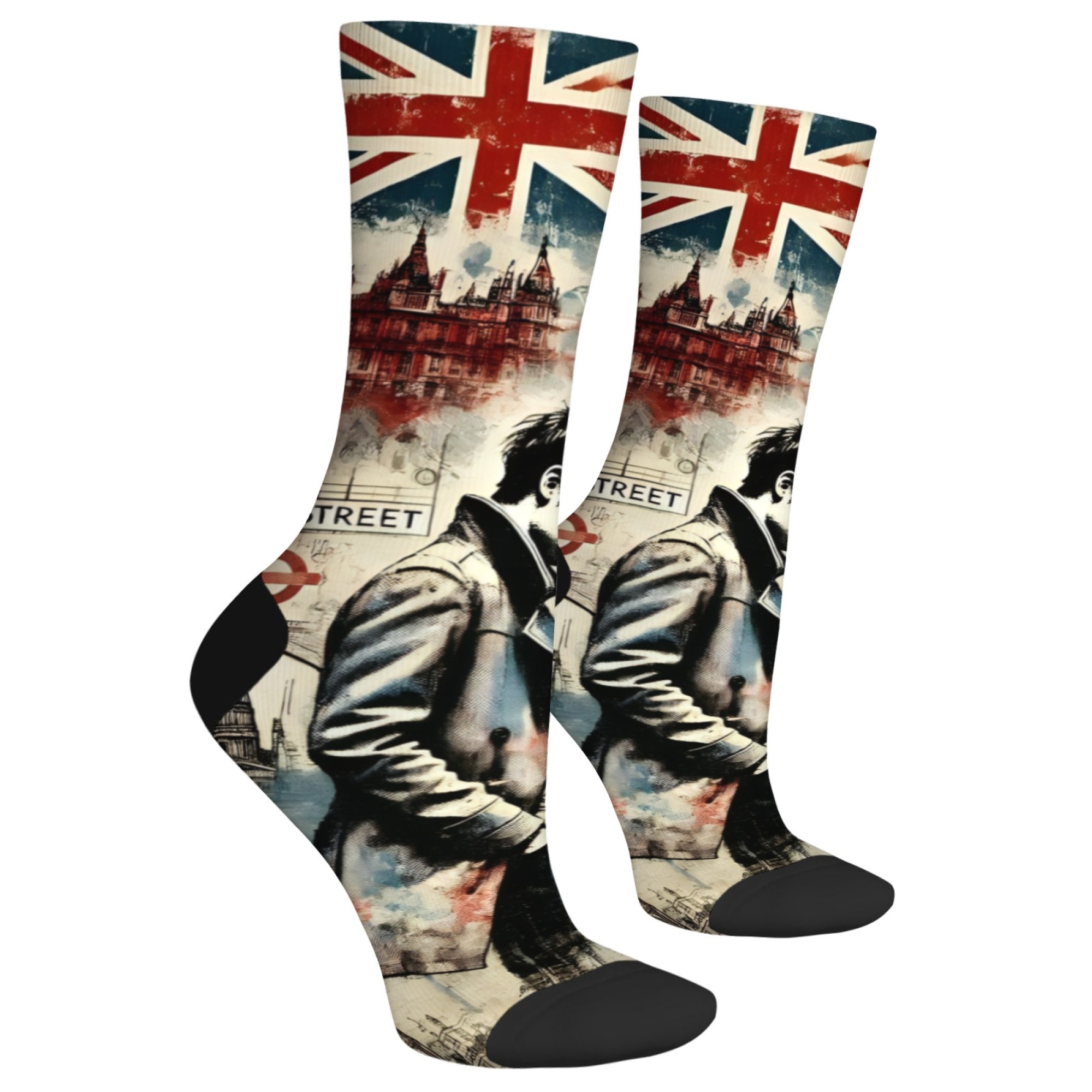 London Melancholic Boy Print M - Street Fashion London ulasan dan harga