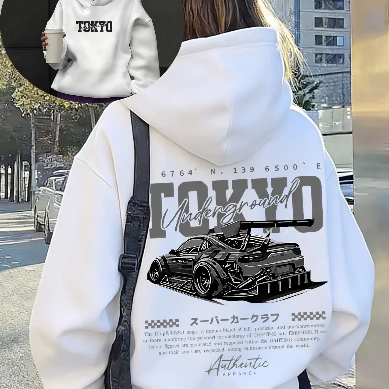 Japanese Streetwear Hoodie Men - Street Fashion Tokyo ulasan dan harga
