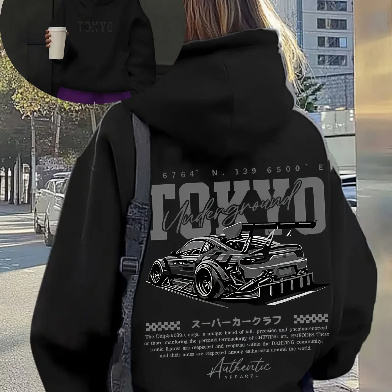 Japanese Streetwear Hoodie Men - Street Fashion Tokyo ulasan dan harga