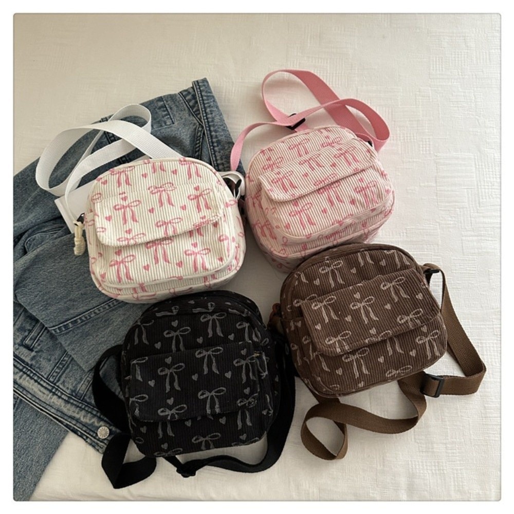 Women's Corduroy Small Shoulde - Street Fashion Korean Girl ulasan dan harga
