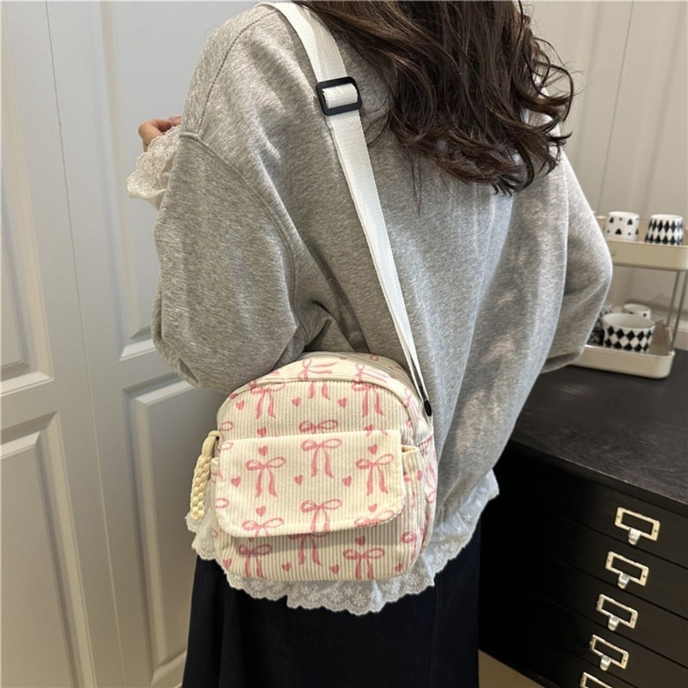 Women's Corduroy Small Shoulde - Street Fashion Korean Girl ulasan dan harga
