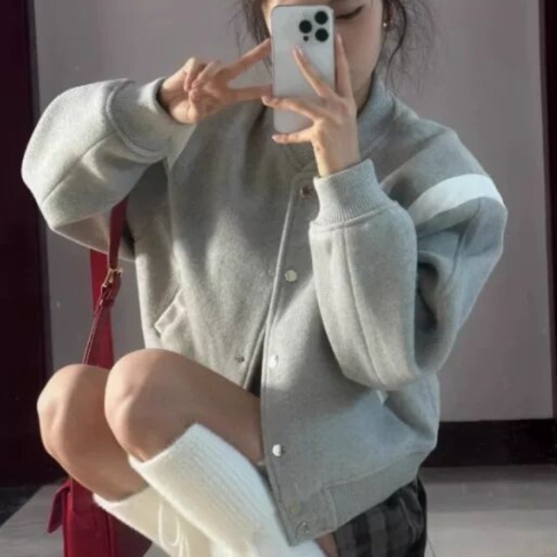 Korean Style Jackets for Women - Street Fashion Korean Girl ulasan dan harga