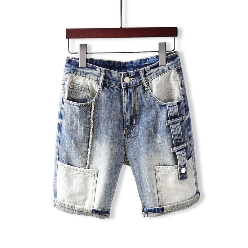 Men's Short Jeans Pants with P - Street Fashion In Korea ulasan dan harga