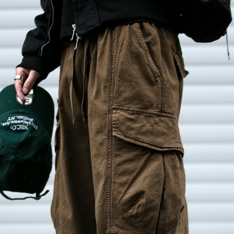 Oversized Cargo Pants For Men  - Street Fashion In Korea ulasan dan harga