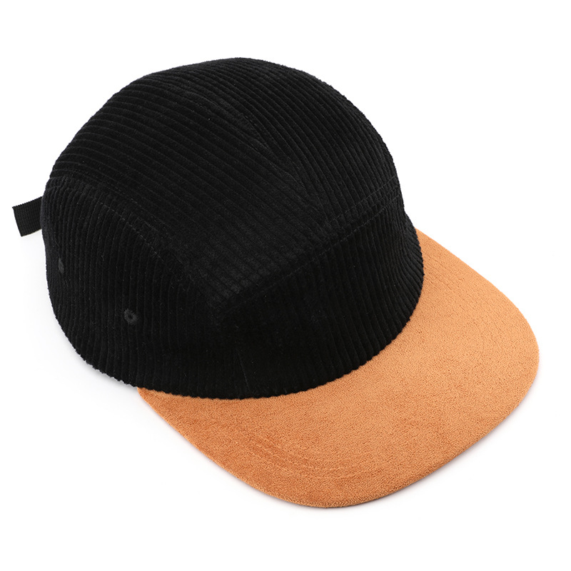 New 5-panel Splicing Corduroy  - Corduroy Cap 5 Panel ulasan dan harga