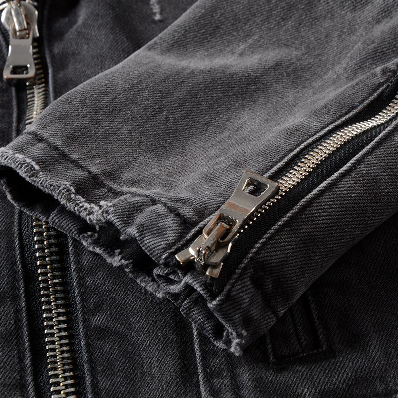 Sokotoo Men's zippers black de - Distressed Jean Rip ulasan dan harga