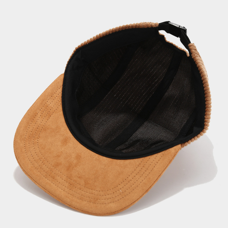 Retro Corduroy 5 Panel Cap wit - Corduroy Cap 5 Panel ulasan dan harga