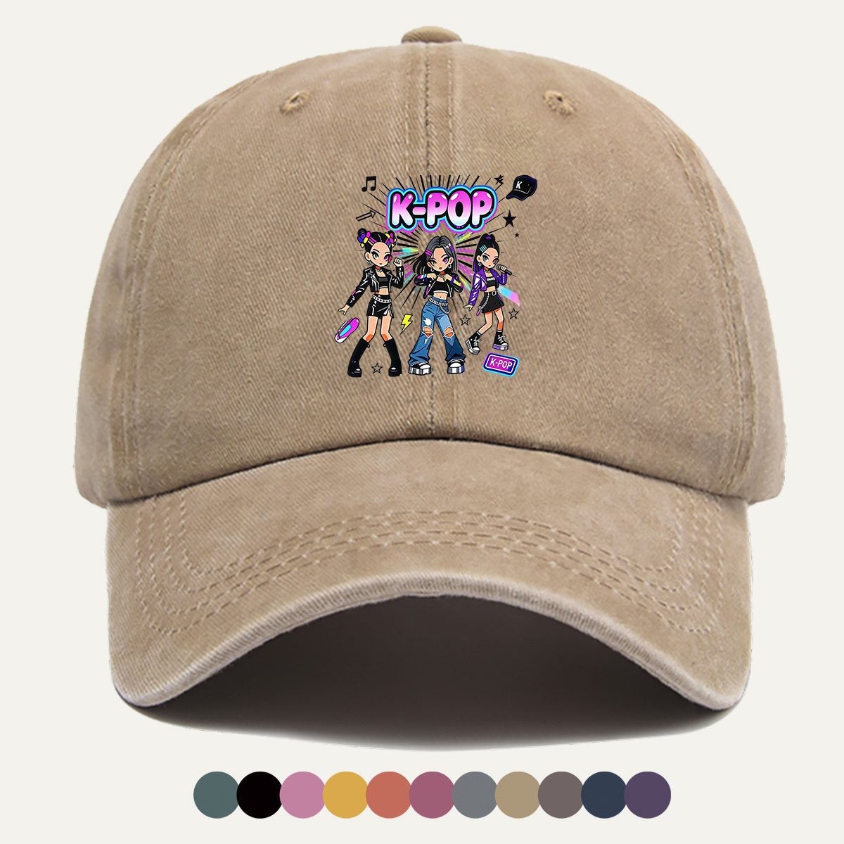 1pc K-POP Trendy Group Printed - Street Fashion Co ulasan dan harga