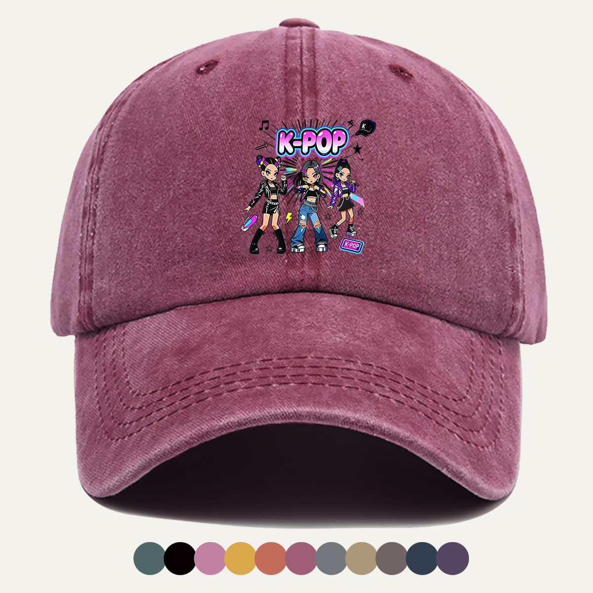 1pc K-POP Trendy Group Printed - Street Fashion Co ulasan dan harga