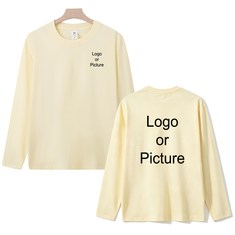 Customized Cotton Long Sleeve  - Fashion Streetwear ulasan dan harga