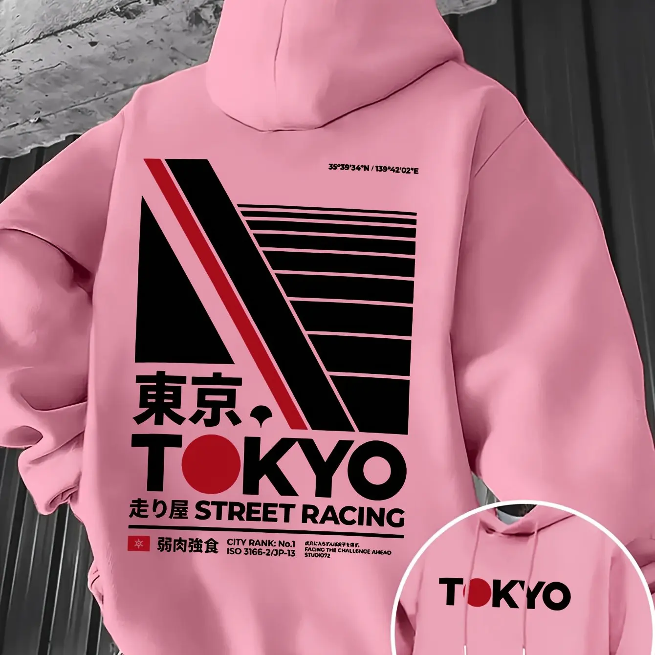 Retro JDM Tokyo Racing Double  - Street Fashion Tokyo ulasan dan harga