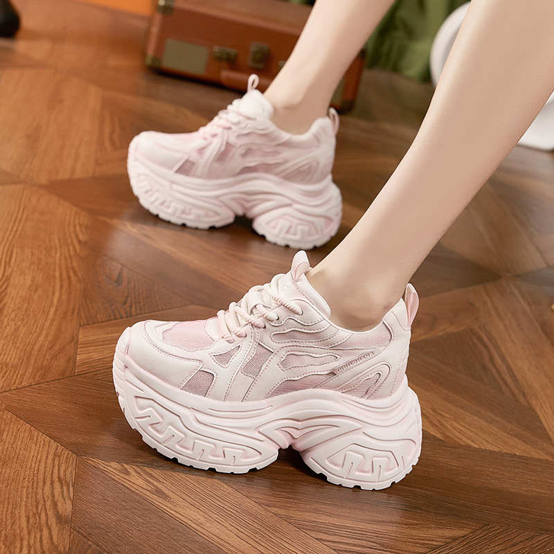 Women's Fashion Chunky Platfor - Chunky Sneaker Platform ulasan dan harga