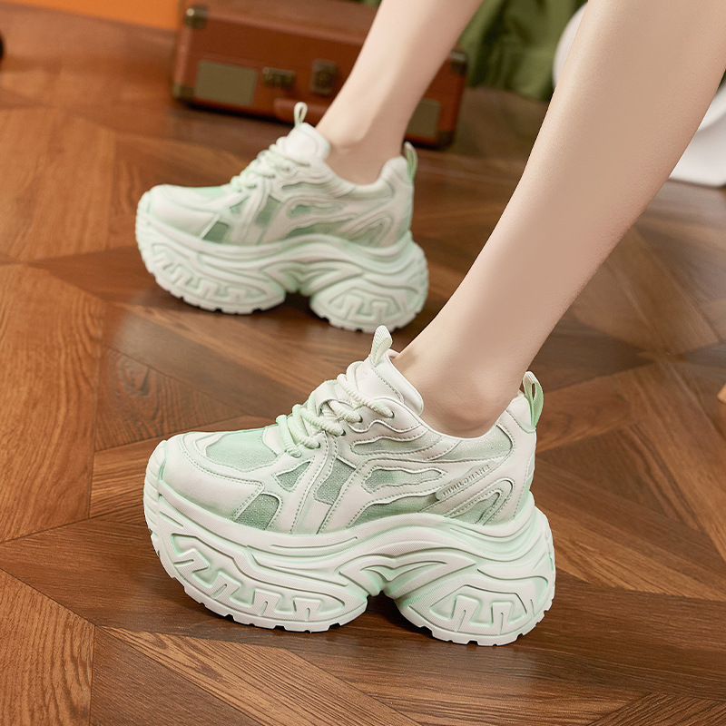 Women's Fashion Chunky Platfor - Chunky Sneaker Platform ulasan dan harga