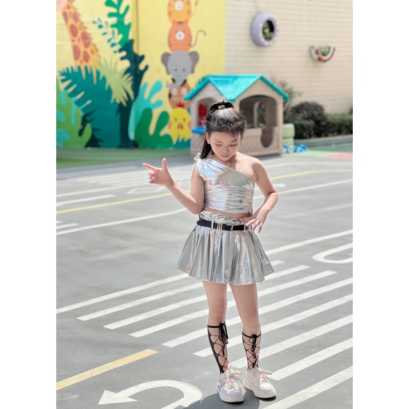 Jazz Kpop Dance Costume Girls  - Street Fashion Runway ulasan dan harga
