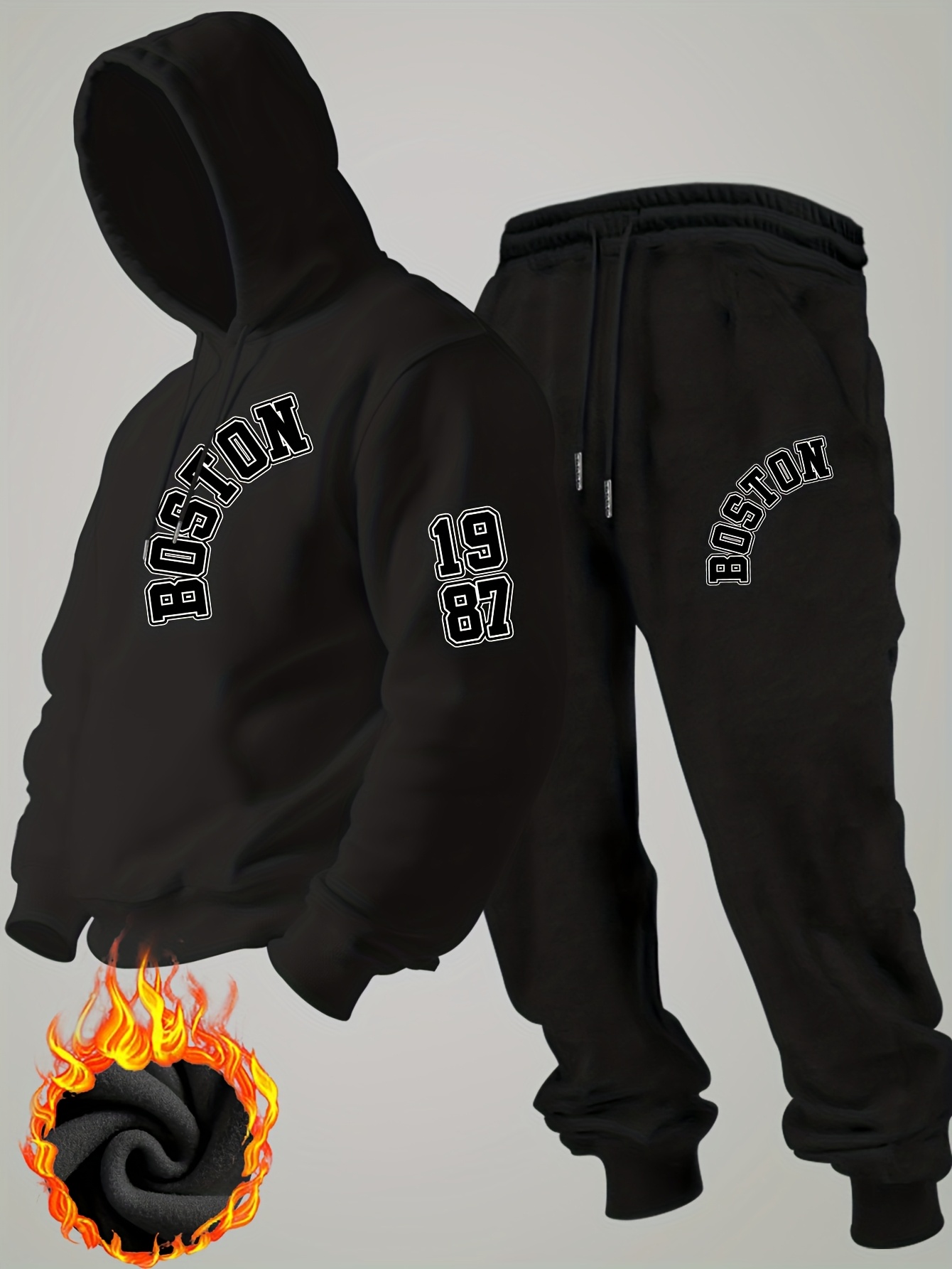 2026 new Men Winter Fleece Hoo - Fashion Streetwear ulasan dan harga
